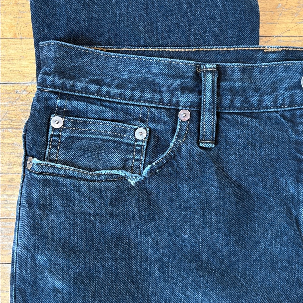 3sixteen faded black selvedge jeans 32x35 - Picture 4 of 6